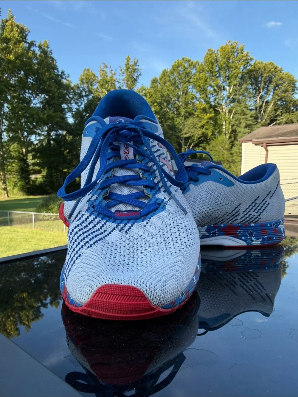 ASICS GEL-DS Trainer 24 4th of July Women’s Running Shoes Size 11